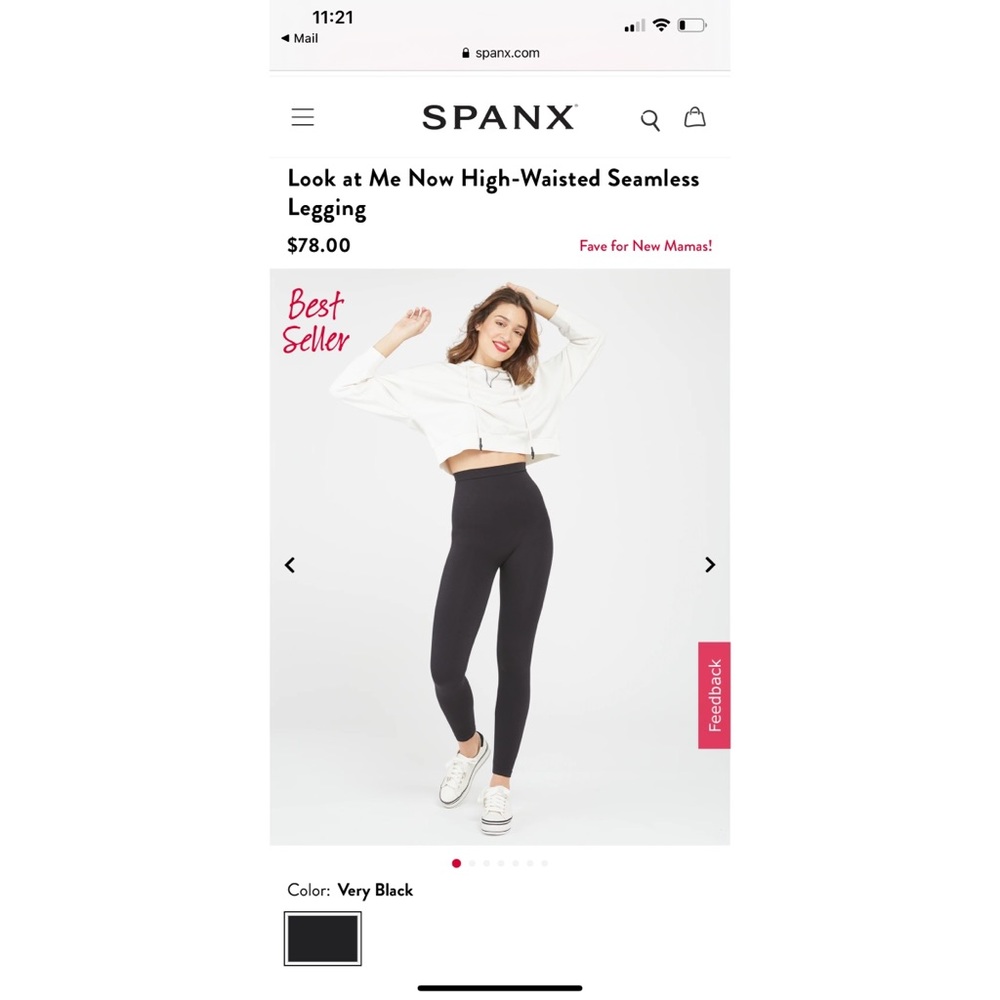 Spanks Look At Me Now High Wasted Seamless Leggings